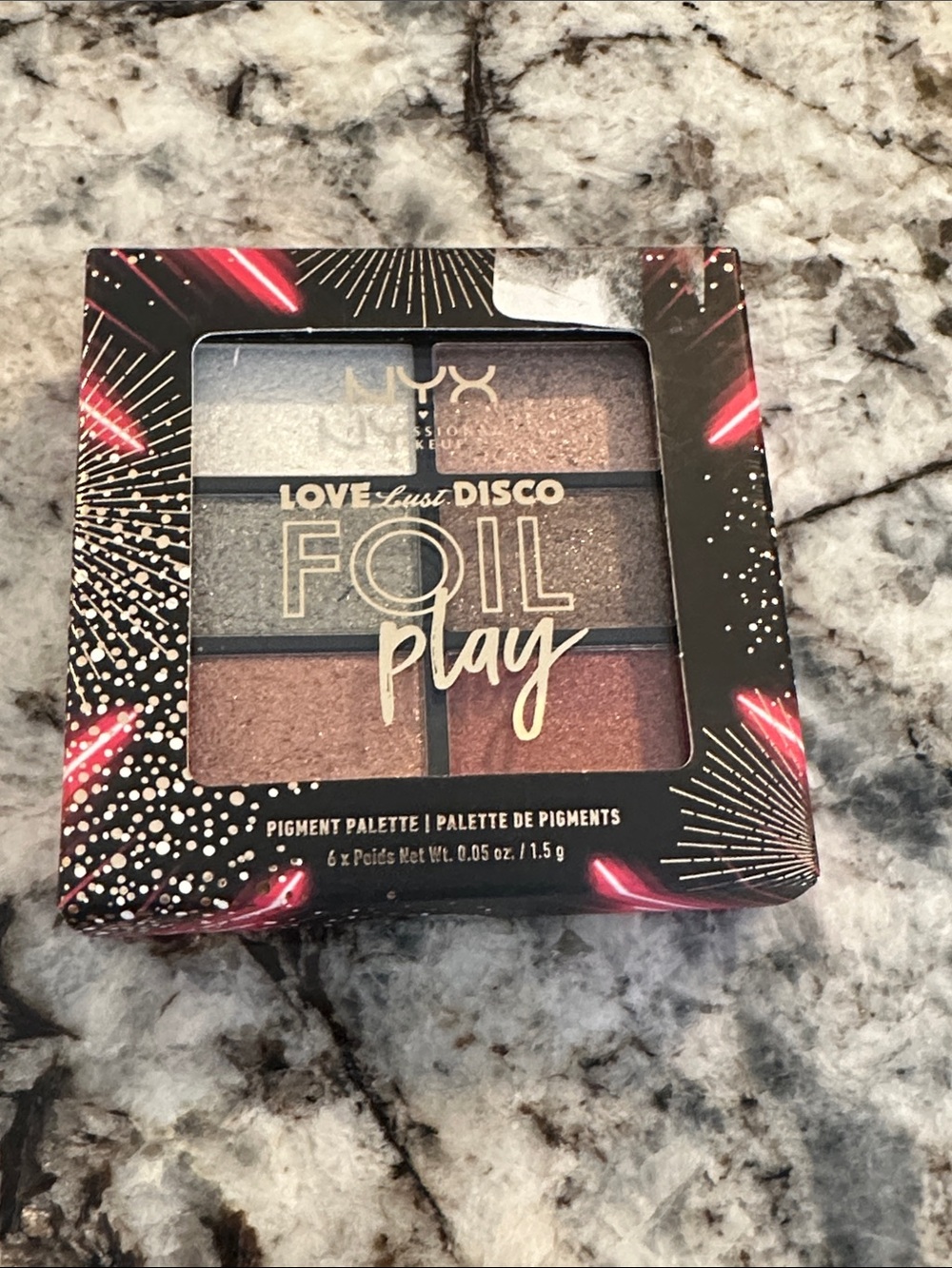 NYX Love Lust Disco Foil Play Metallic Eyeshadow Palette